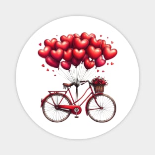 Valentine Bicycle Magnet